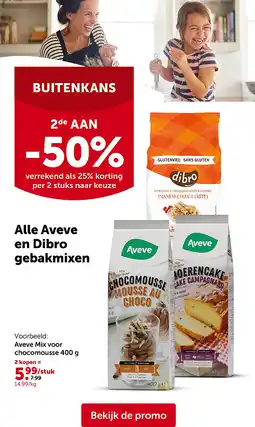 AVEVE Aveve Mix voor chocomousse 400 g aanbieding