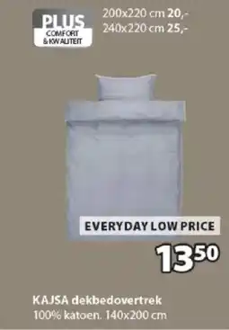 Jysk Kajsa Dekbedovertrek aanbieding