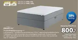 Jysk Dreamzone Tylda Storage Boxspring aanbieding