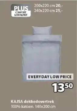 Jysk Kajsa Dekbedovertrek aanbieding