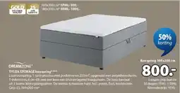 Jysk Dreamzone Tylda Storage Boxspring aanbieding