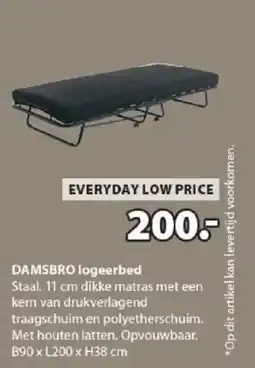 Jysk Damsbro logeerbed aanbieding