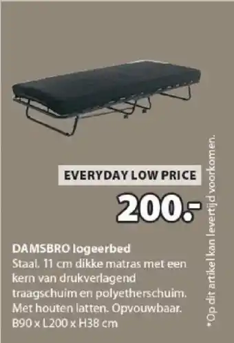 Damsbro logeerbed