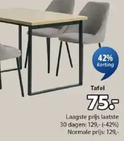 Jysk Aabenraa Tafel aanbieding
