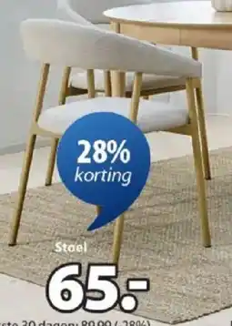 Jysk Royal Oak Ejsing Stoel aanbieding