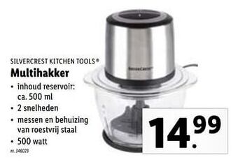 Lidl Silvercrest kitchen tools multihakker aanbieding