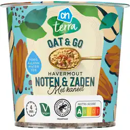 Albert Heijn AH Terra Oat & go noten & zaden havermout aanbieding