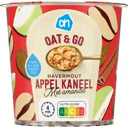Albert Heijn AH Oat & go appel kaneel havermout aanbieding