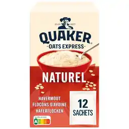 Albert Heijn Quaker Oats express naturel havermout aanbieding