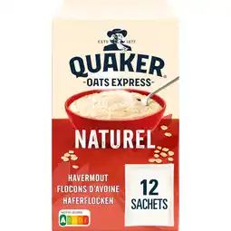 Albert Heijn Quaker Oats express naturel havermout aanbieding