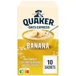 Albert Heijn Quaker Oats express banana havermout aanbieding