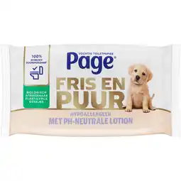 Albert Heijn Page Puur vochtig toiletpapier aanbieding