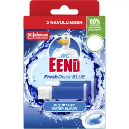 Albert Heijn WC-Eend Fresh discs coloring bluing navulling aanbieding