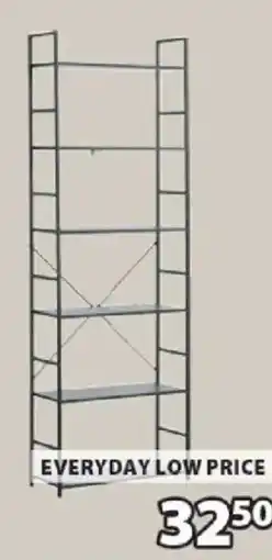 Jysk Astrup rek 6 schappen aanbieding