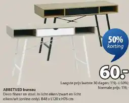 Jysk Abbetved bureau aanbieding
