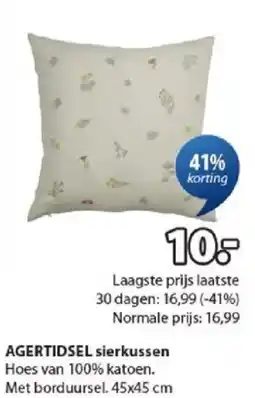 Jysk Agertidsel sierkussen aanbieding