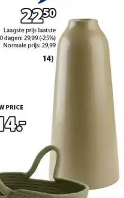 Jysk Ditliv vaas aanbieding