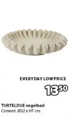 Jysk Turteldue vogelbad aanbieding