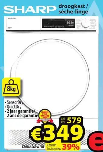 Sharp droogkast / sèche-linge