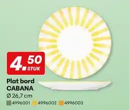 Supra Bazar Plat bord cabana aanbieding