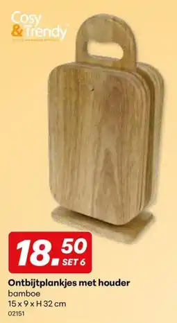 Supra Bazar Ontbijtplankjes met houder aanbieding