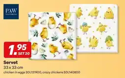 Supra Bazar Servet aanbieding