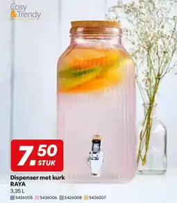 Supra Bazar Dispenser met kurk Raya aanbieding