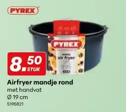 Supra Bazar Pyrex Airfryer mandje rond aanbieding