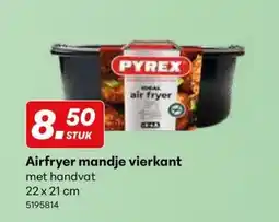 Supra Bazar Pyrex Airfryer mandje vierkant aanbieding