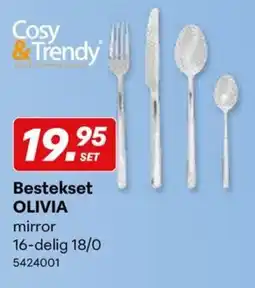 Supra Bazar Bestekset olivia aanbieding