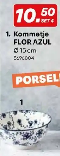 Supra Bazar Flor Azul Kommetje aanbieding