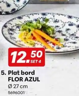 Supra Bazar Flor Azul Plat Bord aanbieding
