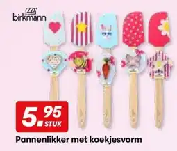 Supra Bazar Birkmann Pannenlikker met koekjesvorm aanbieding