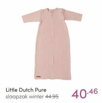Baby & Tiener Little dutch pure slaapzak winter aanbieding