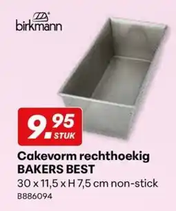 Supra Bazar Birkmann cakevorm rechthoekig bakers best aanbieding