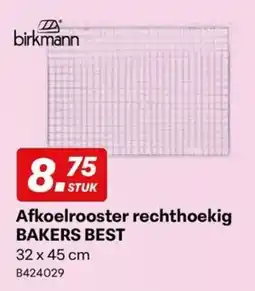 Supra Bazar Birkmann Afkoelrooster rechthoekig BAKERS BEST aanbieding