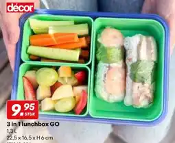 Supra Bazar Décor 3 in 1 lunchbox GO aanbieding