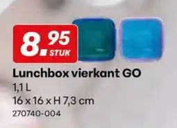 Supra Bazar Decor Lunchbox vierkant GO aanbieding