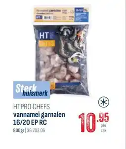 Horeca totaal Htpro chefs vannamei garnalen 16/20 EP RC aanbieding