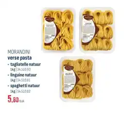 Horeca totaal Morandini verse pasta aanbieding