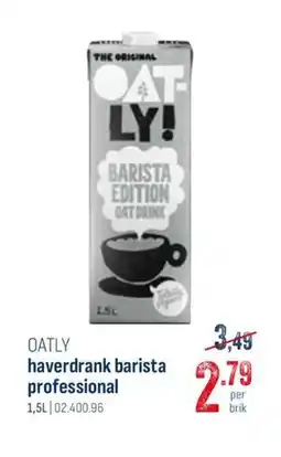 Horeca totaal Oatly haverdrank barista professional aanbieding