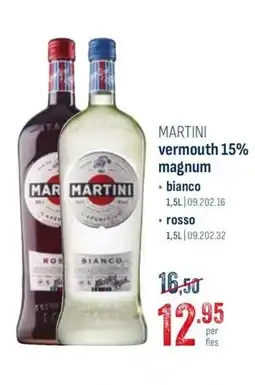 Horeca totaal Martini vermouth 15% magnum aanbieding