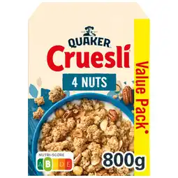 Albert Heijn Quaker Cruesli 4 nuts aanbieding