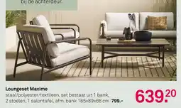 Karwei Loungeset Maxime aanbieding