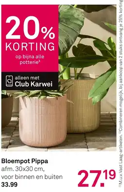 Karwei Bloempot Pippa aanbieding