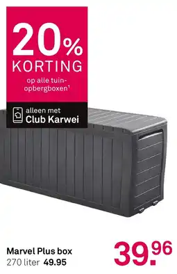 Karwei Marvel Plus box aanbieding