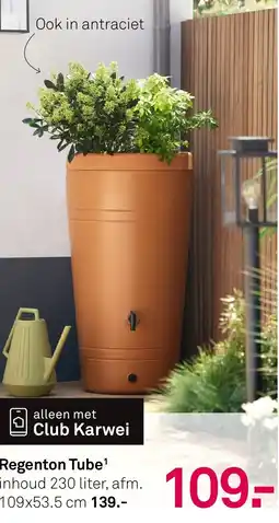 Karwei Regenton Tube¹ aanbieding