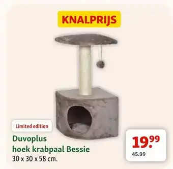 Duvoplus hoek krabpaal Bessie