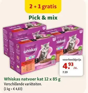 Whiskas natvoer kat 12 x 85 g
