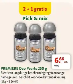 Maxi Zoo Premiere deo pearls 250 g aanbieding